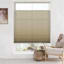 LazBlinds Top Down Bottom Up (TDBU) Cordless Cellular Shades, Light Filtering Honeycomb Shades Thermal Insulation Noise Reduction Blinds for Windows, 29" W x 64" H, Brown