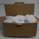 Osteo Cervical Pillow for Neck Pain Relief, Hollow Design Odorless Memory Foam Pillows with Cooling Case, Adjustable Orthopedic Bed Pillow for Sleeping, Support for Side Back Sleepers (Standard High(24.5*16.5*5.2/4.1 inches), Blue)