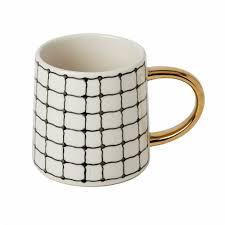 Gallery Grid 14.7 FL Oz Stoneware Can Mug