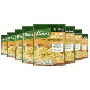 Knorr Rice Side Dish, Creamy Chicken, 5.7 oz (8-Count) (EXP 02/09/27)