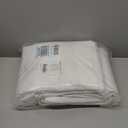 NICETOWN 100% Blackout Curtain Panels, Rod Pocket Window Curtains with Black Liner for Nursery, 84 inches Drop Cold and Full Light Blocking Draperies (White, 2 Pieces, 52 inches Wide Each Panel)