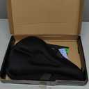 Zacro Bike Seat Cushion - Gel Padded Bike Seat Cover for Men Women Comfort, Extra Soft Exercise Bicycle Seat Compatible with Peloton, Outdoor & Indoor Bike Saddles (Black)