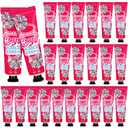 24 Pcs Cheer Team Gifts Bulk Cheerleading Hand Cream Lotion Favors Set Cheerleader Goodie Bag Stuffers Operation Christmas Bulk Items Cheer Homecoming Gifts for Women Teammates Guests(Pink)