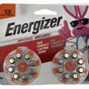 Energizer Size 13 Hearing Aid Batteries, Orange Tab Hearing Aid Batteries Size 13, 16 Count