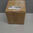 5.7" Square Tissue Box Cover, Handmade Checkered Cube Tissue Box Cover with Capiz Shells, Decorative Tissue Holder for Living Room, Bathroom, Bedroom or Office (Navy Blue)