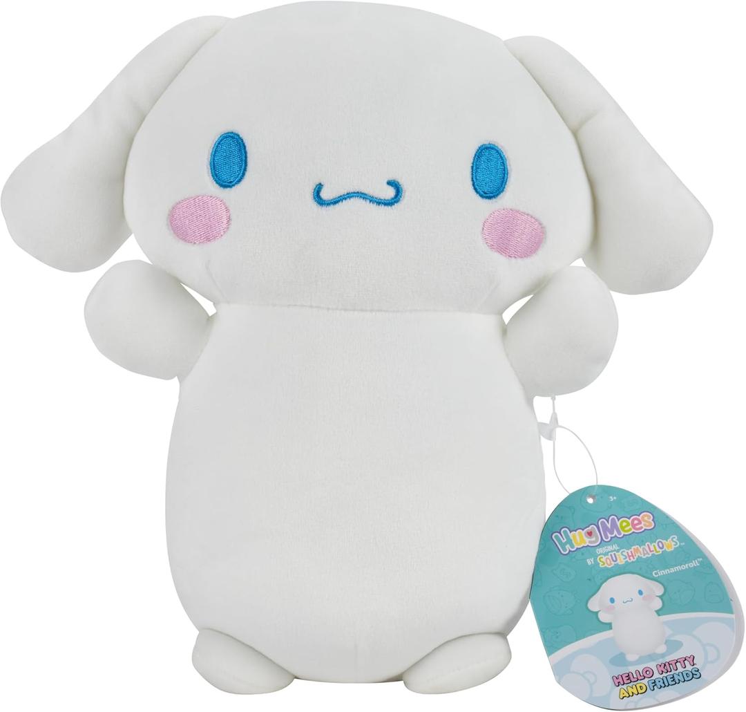 Squishmallows Original Sanrio 10in Cinnamoroll HugMees  Ultrasoft Official Jazwares Plush (Medium-Sized)
