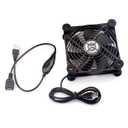 120mm USB Router Fan 12050 2000RPM Computer Router Cooling Fan for Receiver DVR Computer Cabinet