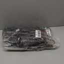 SUNSGNE Halloween Pathway Marker String Lights - 19.5Ft Outdoor Walkway Lights with 10 Black Blood Tears Candle Light Stakes for Lawn, Yard, Sidewalk, Garden Decoration (Clear Flickering Flame)