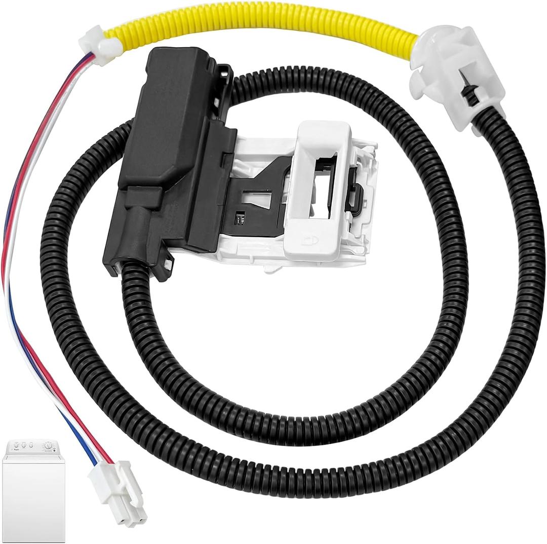 W11307244 W10682535 Washing Machine Lid Lock Replacement for Whirlpool Maytag Amana Kenmore Series 110 200 500 Roper WTW5000DW1 RTW4516FW2 VAW3584GW1 WTW4816FW2 NTW4516FW3