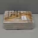 Chengu 2 Pcs Bamboo Bathroom Trays Small Vanity Tray for Toilet Tank and Bathroom Counter Top, Wood Napkin Holder Tray Organizer for Soap Dispenser Perfume Home Kitchen Decor, 9.8 x 5.5 Inch