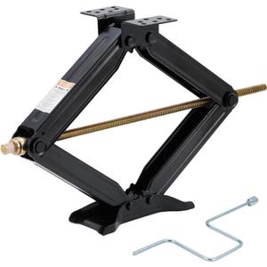 Camper Trailer Stabilizer Leveling Scissor Jacks,Car Scissor Lift Jack 4 in-24 in Height Adjustable, 7500 LBS Heavy Duty RV Scissor Jack with Crank Handle for Travel Trailer Camper