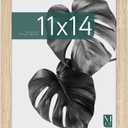 MCS Studio Gallery 11x14 Picture Frame Natural Woodgrain Engineered Wood, Rectangle Photo Frame for Photos, Posters & Art Prints (1-Pack)