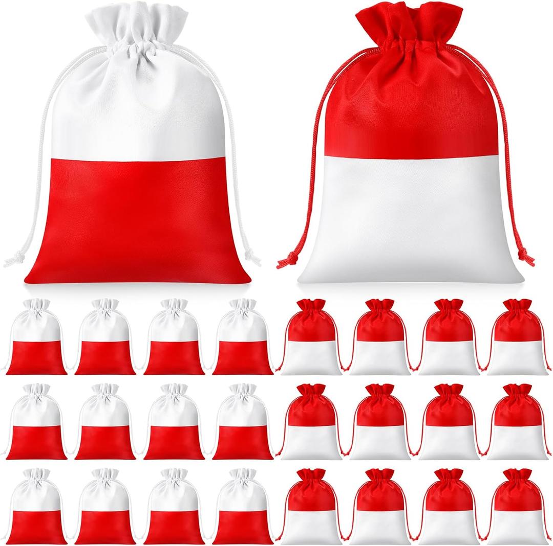 Locmeo 30 Pcs Cartoon Animation Party Gift Bags Drawstring Bags Animation Themed Supplies Birthday Party Decoration for Kids Cartoon Supplies