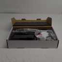 BESy Widespread 8 inch Oil Rubbed Bronze Bathroom Faucet, Two Handles 3 Holes Sink Faucet Waterfall Spout Lavatory Basin Faucets, Vanity Bathroom Sink Faucet with Supply cUPC Lines