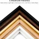 Canvas Floater Frame for 1” to 1 1/4” Deep Gallery-Wrapped Canvas, Modern Wood-Look Floating Frame for Finished Wall Art, Oil Paintings for Gallery Bedroom Studio, Made in USA​(Black,24x36inch)