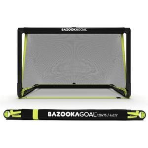 BazookaGoal Original Solid Frame Pop Up Goal - Folding Mini Soccer Goal for Kids and Adults - Portable Goal Post - Easy to Set-up & Steady (4 x 2.5 ft) BazookaGoal Original Solid Frame Pop Up Goal - Folding Mini Soccer Goal for Kids and Adults - Portable Goal Post - Easy to Set-up & Steady (4 x 2.5 ft)