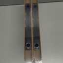 QEEIG Bathroom Floating Shelves for Wall - 15.7" Wall Mounted Shelf Over Toilet Farmhouse Home Decor Display Bookshelf Small 15.7 x 6.7 inch Set of 2, White (008-40W)