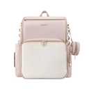 vosmles Stylish Baby Diaper Bag, Baby Bag with Changing Pad, Pacifier Case& Stroller Straps, Large Diaper Backpack Boy Girl, Water Resistant Travel Diaper Backpack for Mom Dad