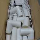 Trycooling Stuffed Animal Storage Zoo Holder Space Save Vertical PVC with Elastic Band and Net for Playroom Bedroom Nursery (White 1)