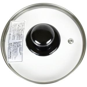 PR-8568 Glass Lid Frying Pan, Precious 5.5 inches (14 cm), Full Physical Strengthening, Steam Mouth Included