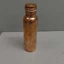 Copper Water Bottle (34oz/1000ml) 100% Pure Handmade Hammered Ayurvedic Pure Copper Vessel for Drinking Heavy Duty & Leak-proof