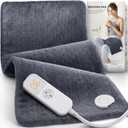 Heating Pad for car More Scientific and Comfortable Fabrics,Heating Pad for Back Pain Relief,Thoughtful Gifts (Dual Gray)