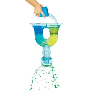 Munchkin ColorMix Lab STEM Learning Toddler Bath Toy, Includes 12 Bath Color Tablets (Small)