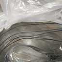 Juexica 36 x 80 Inch Clear Freezer Door Curtain Plastic Door Strips Curtain