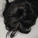 CAISHA Hairpiece Hair Wrap Heat-resistant Synthetic Fibres Curly Messy Updo Black Brown HW22