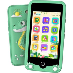 Kids Smartphone Girls Toy 3.97" Touch Screen Toddler Phone Learning Toy Christmas Birthday Gift for Girls 3-12 Years Old, MP3 Music Player Kids Phone with Dual Camera