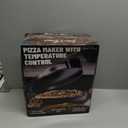 Bakers Friend Pizza Maker Electric with Temperature Control, Indoor Quesadilla Maker, 12 Inch Electric Pizza Maker Machine for Home, Pizza Cooker, 1400W, Graphite