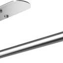 VAEHOLD Adhesive Paper Towel Holder Under Cabinet Mount, Wall Mounted Paper Towel Roll Holder for Kitchen Paper Towel, Stainless SteelSilvery