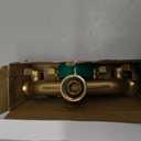 Triumpeek 4 Way Brass Hose Splitter, Heavy Duty 4-Way Garden Hose Connector 3/4 Inch, Solid 4 way hose adapter
