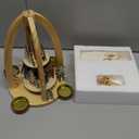 14Inch Wooden Christmas Pyramid with 4 Candle Holders-Nativity Scene Set for Christmas Tabletop Decor (Number Two)