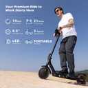 Electric Scooters - Electric Scooter for Adults, 500W Motor, 18/21 Max MPH, 21 Miles Range, APP Control, Cruise Control, Lightweight Foldable E-Scooter