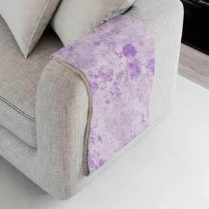 Addison Rugs ASB724 Lavender 50" x 70" Oversized Sherpa Throw Blanket, Machine Washable