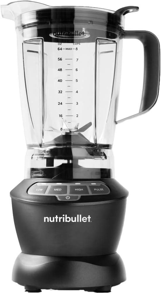 nutribullet Countertop Blender for Shakes, Smoothies, Food Prep, and Frozen Blending, 64 Ounces, 1200 Watt, Dark Gray NBF50400