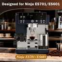 Silicone Top Mat Compatible with Ninja Luxe Caf Espresso Machine ES601 & ES701, Non-Slip Waterproof Heat-Resistant Cover, Food-Grade Counter Protector, Easy to Clean Coffee Maker Accessory