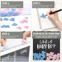Gender Reveal Decorations for Party Wooden Voting Board Game Keepsake, Baby Shower Gender Reveal Game, Guest Book Alternative, Cast Your Vote Boy or Girl, Gender Reveal Party Games for Guests