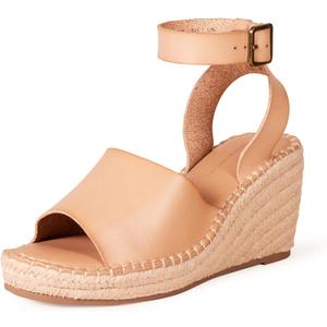 Amazon Essentials Women's Comfortable Ankle Strap Wedge Espadrille Sandal (12)