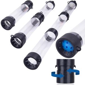 Adjustable Pickleball Ball Retriever,Pickle Ball Picker Upper,Length-Adjustable Tube for 5/11/17 Balls,with Strap + Portable Bag,BackTime Saver,47,Retriever for Pickleball Tennis Ball Cricket Ball