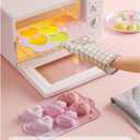 Heart Chocolate Molds Valentine's Day Silicone Molds Colored Heart Shaped Mold for Candy Jelly Cake Resin Soap Candle DIY Crafts