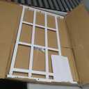 Fixed Window Safety Guard 19”x 54” Adjustable Width Prevents Accidental Falls, Non-Egress, Tamper Resistant Screws Included, White, Single Pack