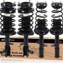 MOSTPLUS Front and Rear Complete Strut Spring Assemblies Shock Absorbers Compatible for 93-02 TOYOTA COROLLA (Set of 4)