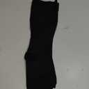 Truform 15-20 mmHg Compression Stockings for Men and Women, Knee High Length, Open Toe, Black, X-Large