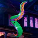 Joiedomi 7.2 FT Halloween Inflatables Octopus Tentacle Outdoor Decorations, Octopus Tentacle with Build-in LEDs Window Decoration Halloween Inflatables with Light Blow Up for Yard Party Decors Outside