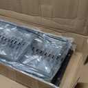 SONGMICS Dresser for Bedroom, Chest of Drawers, Steel, MDF, 9 Non-Woven Fabric Drawers, Storage Organizer Unit, Closet, Entryway, Ink Black and Ebony Black LGS324B01S