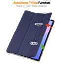 Ratesell Lightweight Trifold Smart Case for Samsung Galaxy Tab S10 FE+/ S10 FE Plus 2025 13.1 Inch, Auto Wake/Sleep Cover with Stand Navy Blue