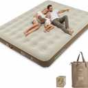 Naturehike California King Air Mattresses with Rechargeable Built-in Pump, Inflatable Mattress, Portable Blow up Mattress, Air Bed for Home, Camping, Guest