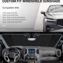 Pigenius Windshield Sunshade for Audi Q5/SQ5 2018-2025, Q5 Sportback/SQ5 Sportback 2021-2025, Q5 PHEV 2020-2025 - AstraGuard